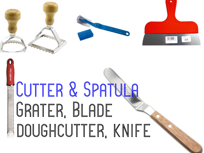 Knives | Spatula| Scraper | Cutting board | Peeler