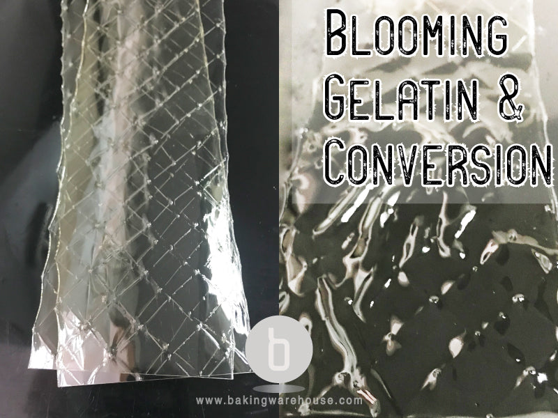 Blooming Gelatin Convert bloom strength Gelatin grade BakingWarehouse