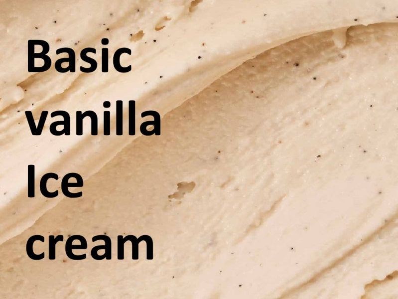 Vanilla Ice cream (egg free) with caramel filling | sosa recipe
