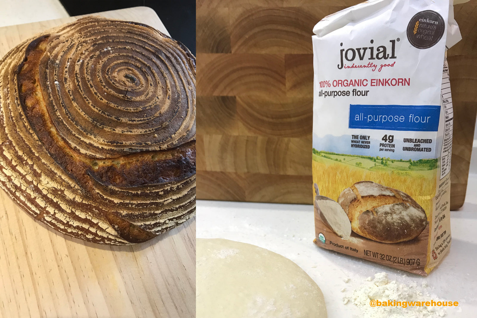 EinKorn Bread with sourdough