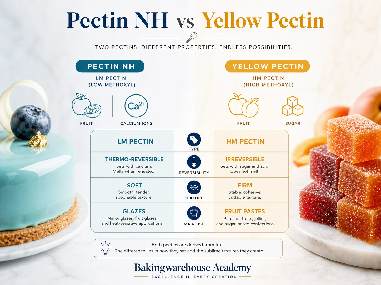 Pectin NH vs Yellow Pectin