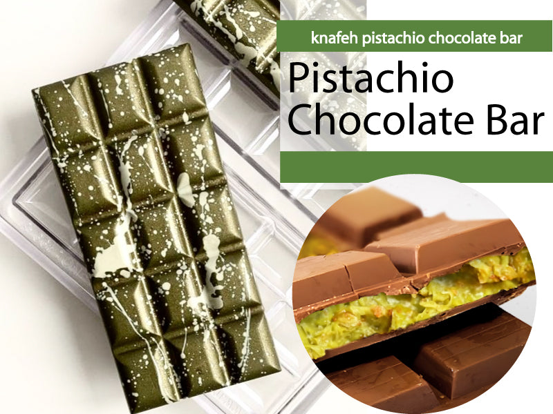 Pistachio Chocolate Bar | Dubai chocolate bar | Kataifi pistachio