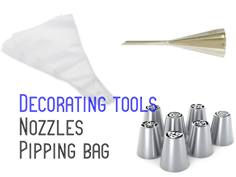 
    Decorating Tubes,nozzles, Piping Bag, Pastry Brush
  