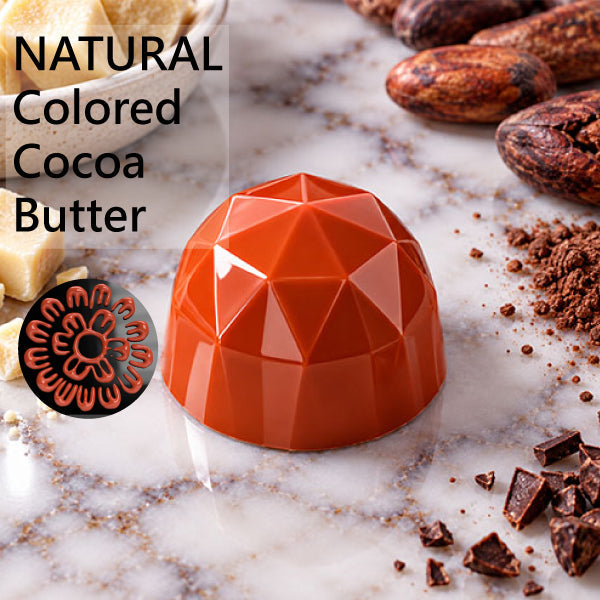 
    Natural colored cocoa butter -Chef Rubber
  