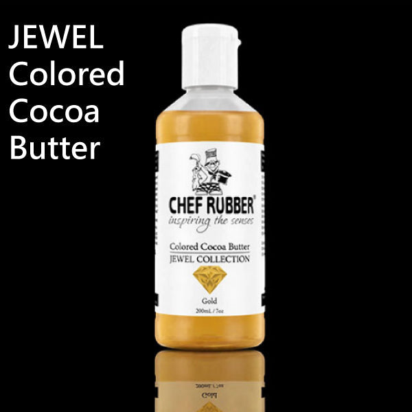 
    Jewel colored cocoa butter - Chef Rubber
  