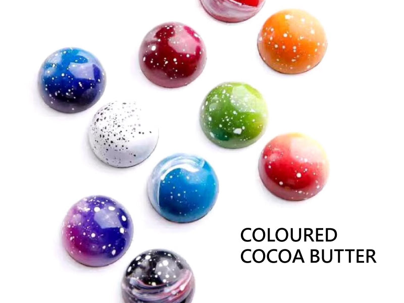 
    Coloured cocoa butter
  