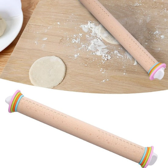 Adjustable Wooden Rolling Pin