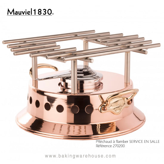 Flaming stove for dining room service