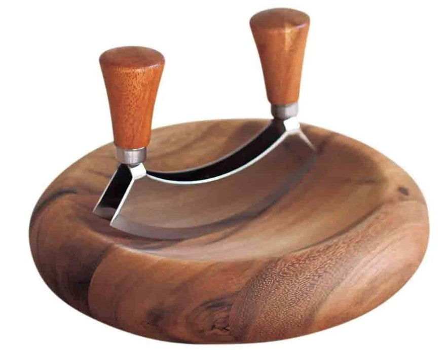 Wooden Acacia Herb Chop Set