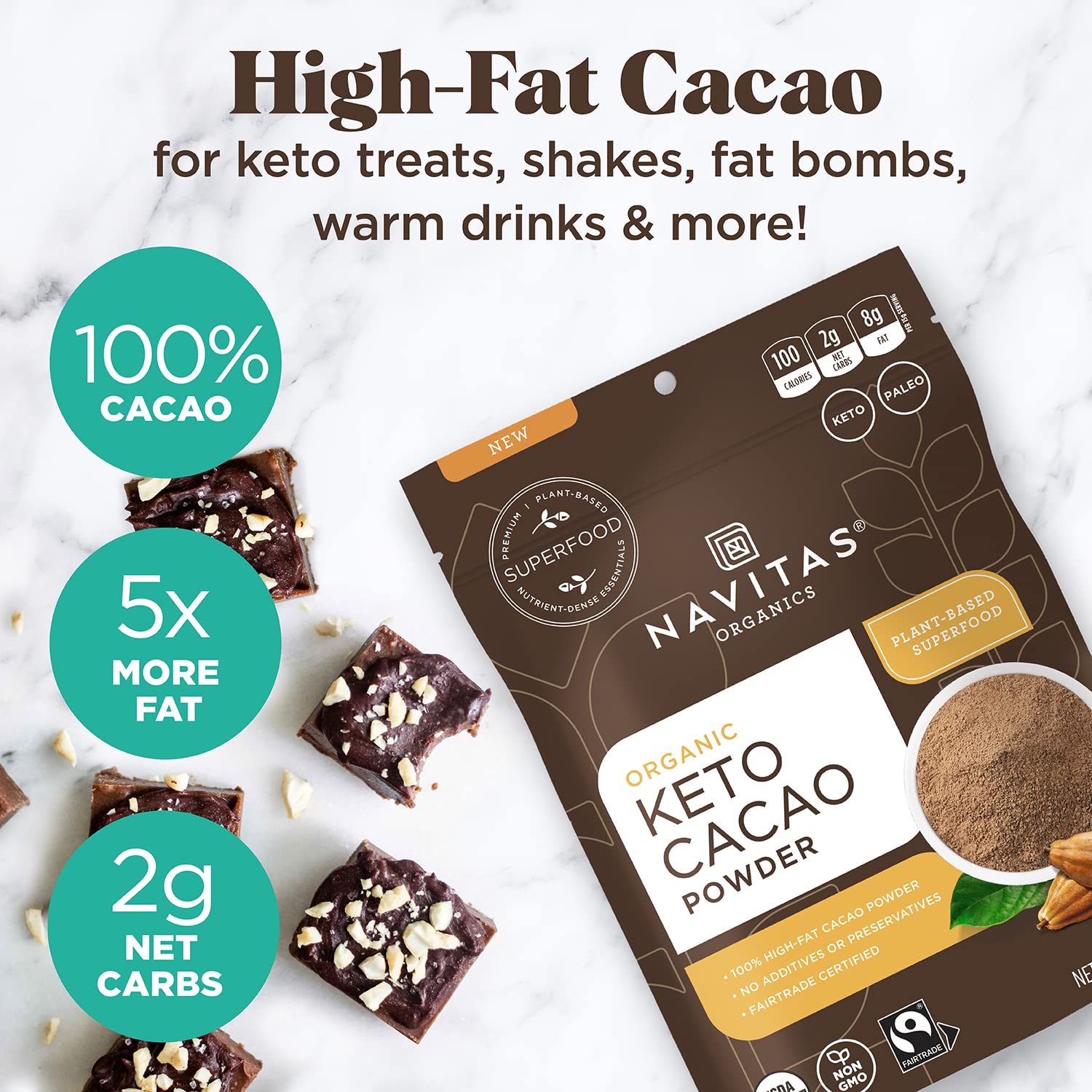 Navitas Organic KETO cacao powder