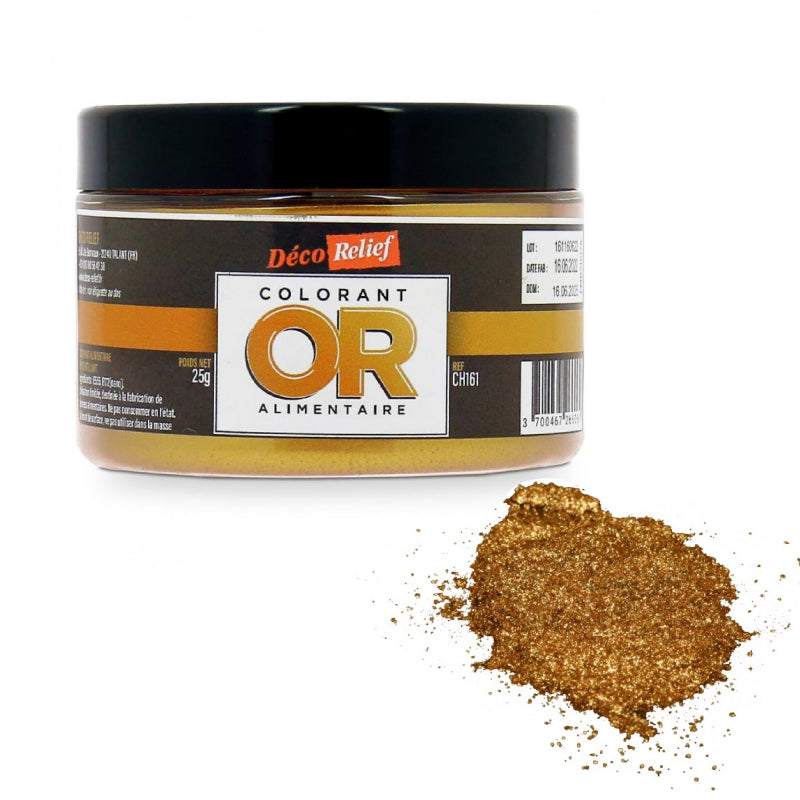OR (Gold) Metallic Color Powder 25gr. CH161
