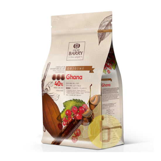 CACAO BARRY - MILK COUVERTURE - GHANA 40% 1kg