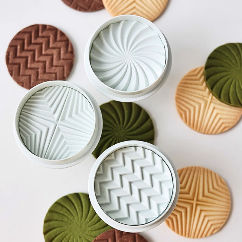 Cookie cutter texture press-Geometric texture