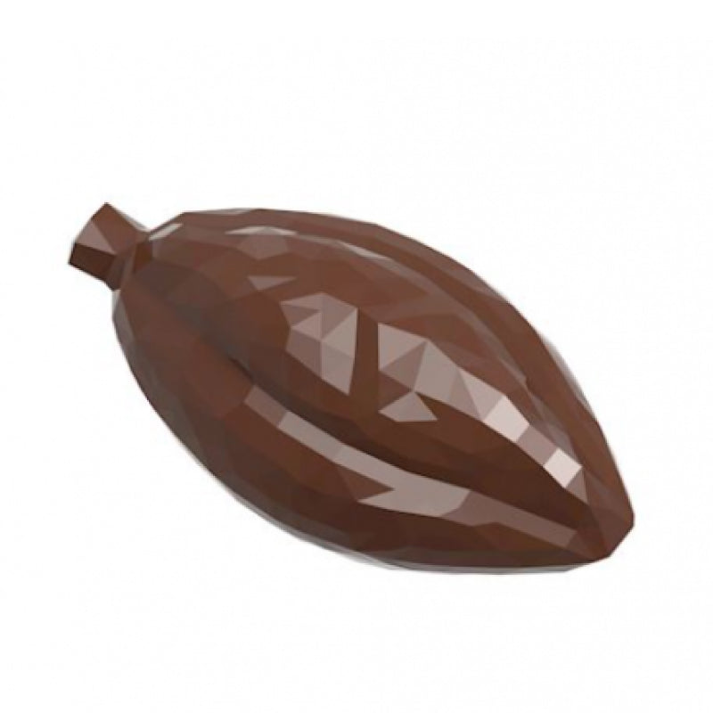 Cacao Bean facet Chocolate Hard Mold by Chocolate world