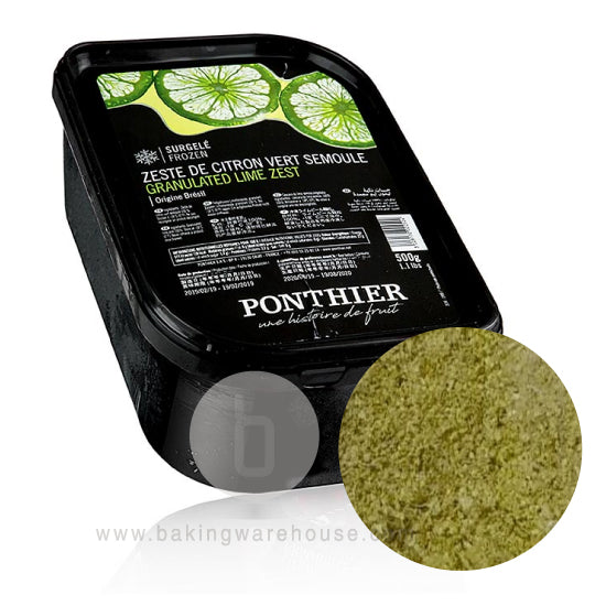 Ponthier frozen Lime Zest 500g