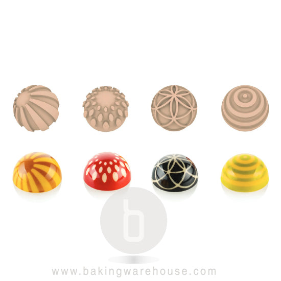 Chocolate mould stamp - Praline Pattern Stamp set