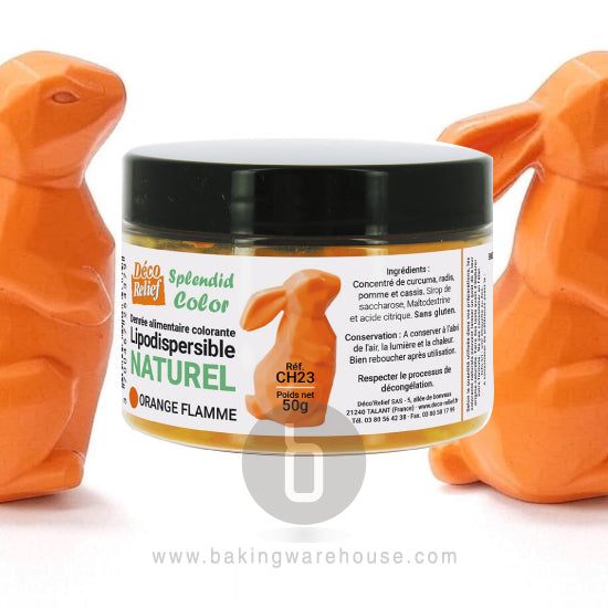 天然橙色食用色素Natural ORANGE food coloring -Deco relief