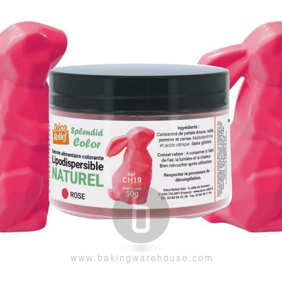 Natural PINK food coloring 50g -Deco relief