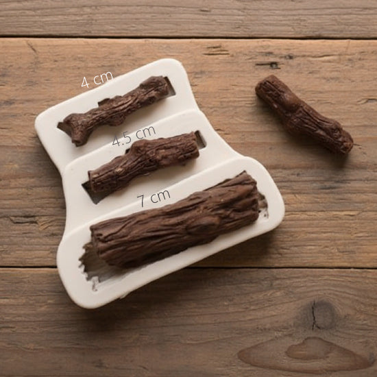 Silicon mold -wooden trunk