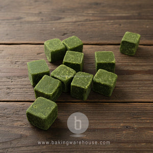 Meiji matcha chocolate cube | bakingwarehouse