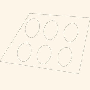 Valrhona  Chocolate Egg mold 5cm- half egg mold