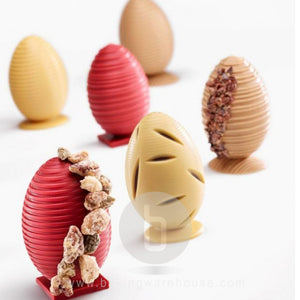 Valrhona  Chocolate Egg mold 7 cm-3 eggs mold