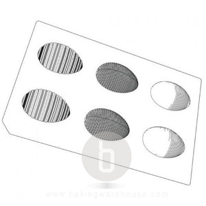 Valrhona  Chocolate Egg mold 7 cm-3 eggs mold