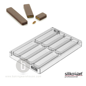 Chocolat mold Snack Bar 01- Silikomart