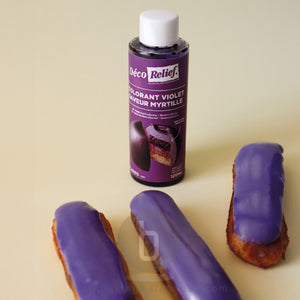 Purple Liquid Food Coloring - Blueberry Flavor 120ml | Deco Relief