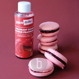 Red Liquid Food Coloring - Raspberry Flavor 120ml | Deco Relief