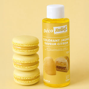 Yellow Liquid Food Coloring - Lemon Flavor 120ml | Deco Relief