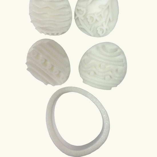 Egg cookie press and cookier