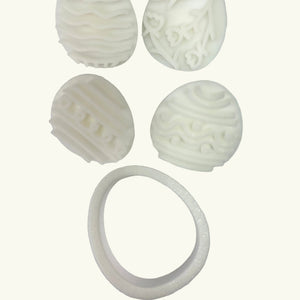 Egg cookie press and cookier