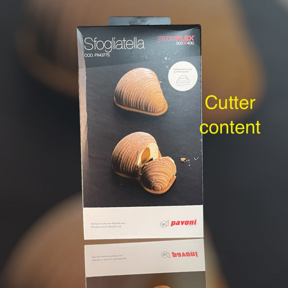Pavoni Single pastry silicon mold Sfogliatella PX4377S
