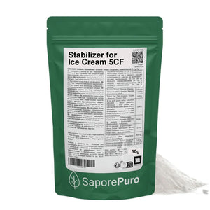 雪糕穩定劑(全能使用gum基底) Stabilizer for Ice cream 5CF | 50gr. Gum base Stabilizer | Gelato & icecream