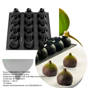 Pavoni single pastry silicon mold Fig