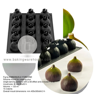 Pavoni single pastry silicon mold Fig