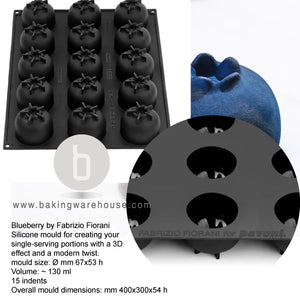 Pavoni single pastry silicon mold Blueberry