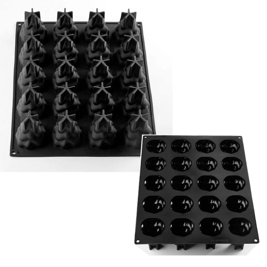 Pavoni single pastry silicon mold Snow tree