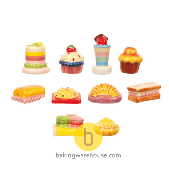 Feves figures ceramic made for the Galette des rois | baking bean for kings cake | global shipping