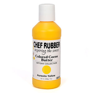 Chef Rubber Colored cocoa butter 200g/7oz | Aureolin Yellow