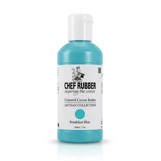 Chef Rubber colored cocoa butter 200g/7oz | Breakfast Blue
