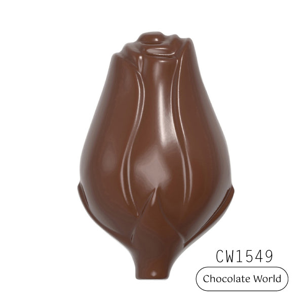 Chocolate Mold Rose closed CW1549