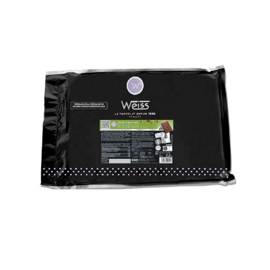 Weiss Milk 35% Gianduja block 1kg