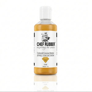 Chef Rubber Jewel Colored cocoa butter 200g | Gold