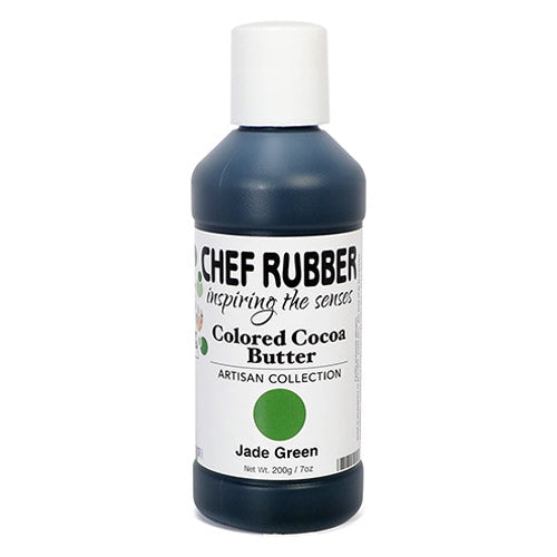 Chef Rubber colored cocoa butter 200g/7oz | Jade Green