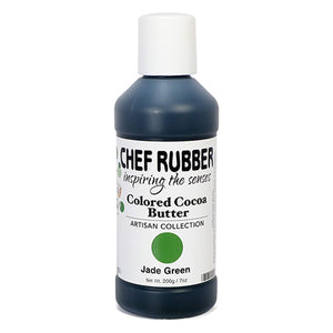 Chef Rubber colored cocoa butter 200g/7oz | Jade Green