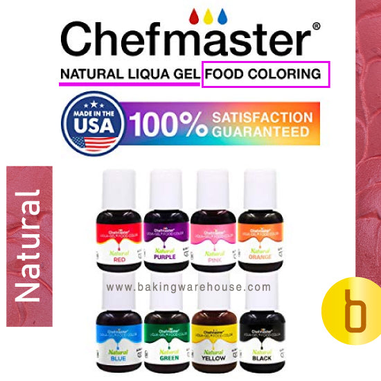 Chefmaster Natural food color kit 8 10ml