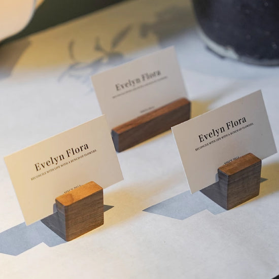 Wooden card stand 10 pcs