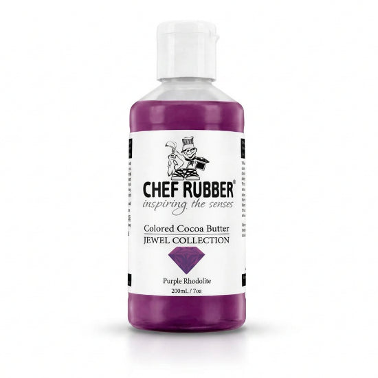 Chef Rubber Jewel Colored cocoa butter 200g | Purple Rhodelite